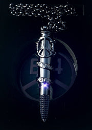 Let Peace Out Matt Black - Black Swarovski