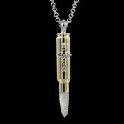 Couture Golden Bullet "Cross" - Clear Swarovski
