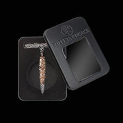 Engraved Rose Gold "Skull" - Swarovski