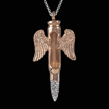 bullet design, made in usa, pride jewelry, recycled jewelry, bike accessories, urban jewelry, celebrity must have, green jewelry, rafi bullet, holiday must have, bullets 4 peace, bullet pendant, bullet gift, bullet swarovski, peace jewlery, peace bullet, charity fashion, bullet fashion, bullet necklace, bullet chain, army jewelry, rose gold wings, rose gold cross, cross wings, wings jewelry, wings pendant, angle wings, cross pendant