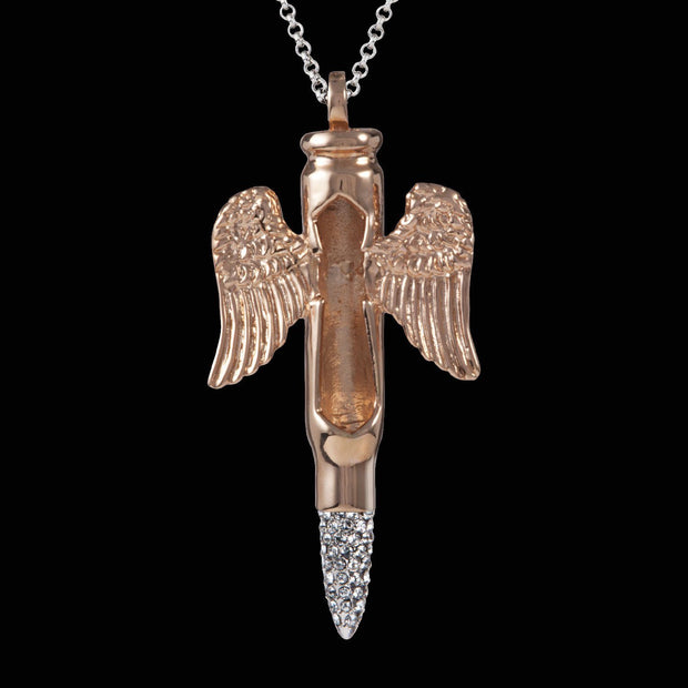 bullet design, made in usa, pride jewelry, recycled jewelry, bike accessories, urban jewelry, celebrity must have, green jewelry, rafi bullet, holiday must have, bullets 4 peace, bullet pendant, bullet gift, bullet swarovski, peace jewlery, peace bullet, charity fashion, bullet fashion, bullet necklace, bullet chain, army jewelry, rose gold wings, rose gold cross, cross wings, wings jewelry, wings pendant, angle wings, cross pendant
