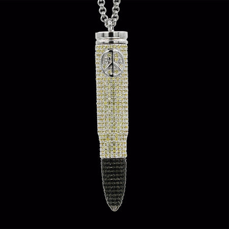 Ice Champagne CZ Bullet, Black Tip