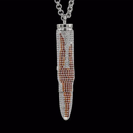 Ice Fire White CZ Bullet