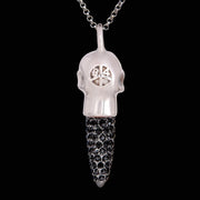 Mini Skull - Black Swarovski