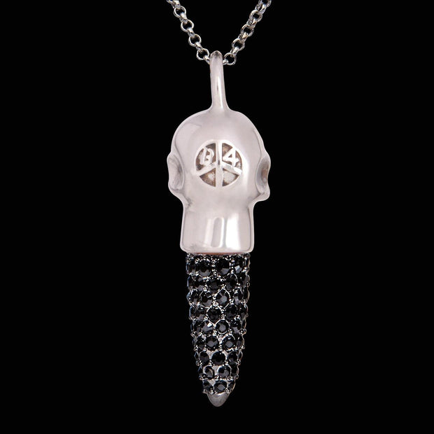 Mini Skull - Black Swarovski