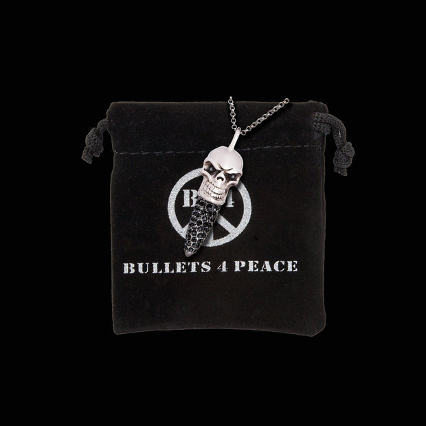 Mini Skull - Black Swarovski