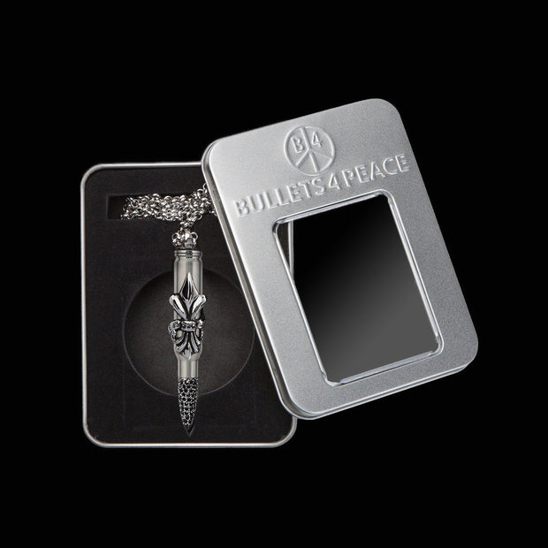 Pure Fleur De Lys - Black Swarovski