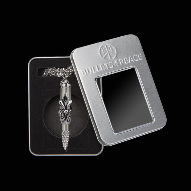 Pure Fleur De Lys - Clear Swarovski