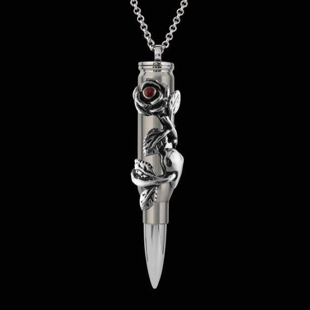 Bullet Jewelry: Pure Rose & Heart - Stainless Tip – Bullets 4 Peace