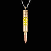 Logo Dye-Cut Glow Stick Bullet - Brass
