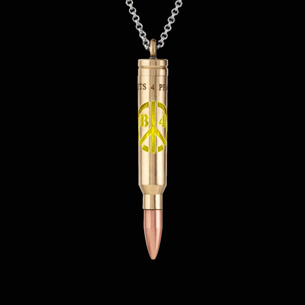 Logo Dye-Cut Glow Stick Bullet - Brass