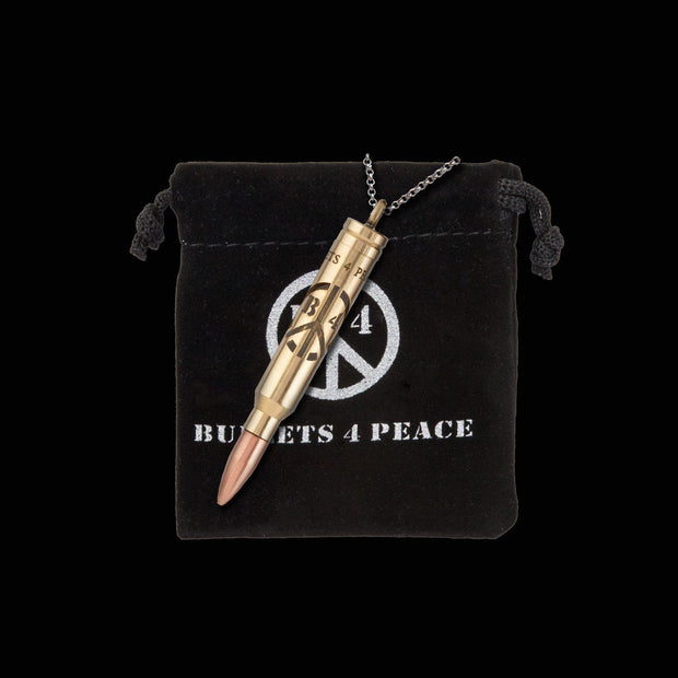 Logo Dye-Cut Glow Stick Bullet - Brass