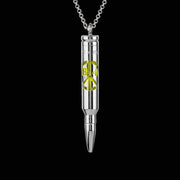Logo Dye-Cut Glow Stick Bullet - Silver