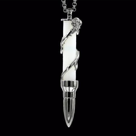 Healing Rose on Moonstone - Silver