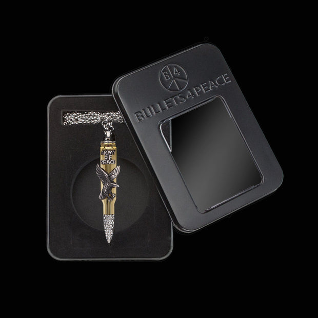 Signature Eagle Army of Peace - Clear Swarovski