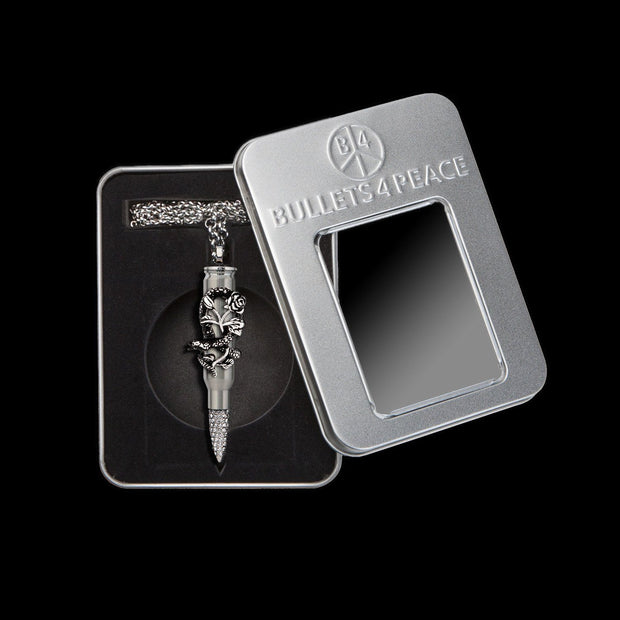 Pure Snake & Rose - Clear Swarovski