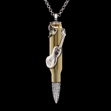 guitar swarovski, guitar jewelry, swarovski dove, musician jewelry, musician accessories, hip hop jewelry, rock jewelry, metal jewelry, heavy metal jewelry, tattoo jewelry, swarovski jewelry, charity jewelry, charity present, charity gift, swarovski bullet, bling bullet, bling jewelry,