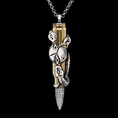 bullet design, Swarovski, Rock jewelry