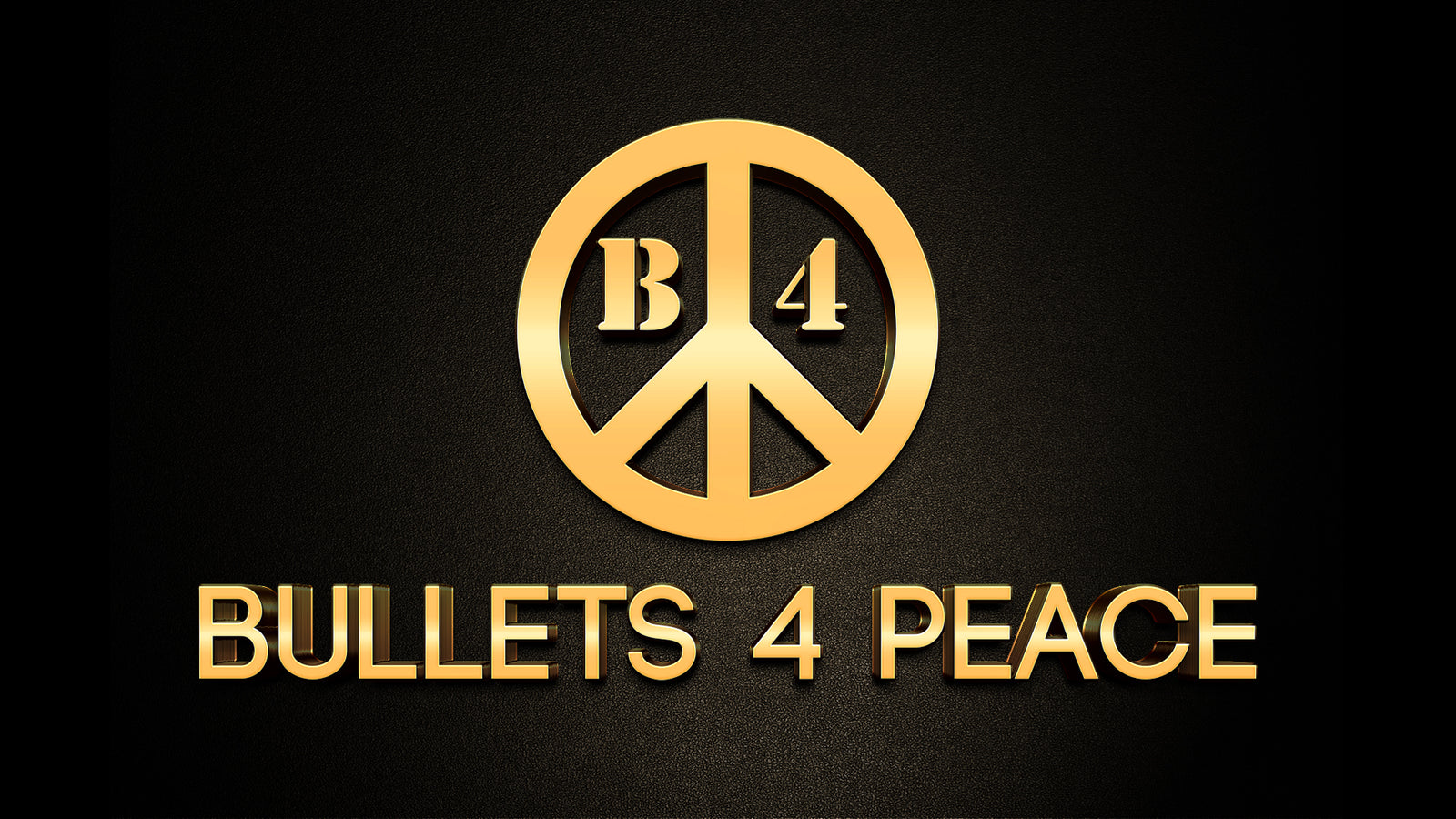 Bullets 4 Peace original gold logo