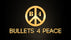 bullets 4 peace logo, jewelry made of recycled bullets