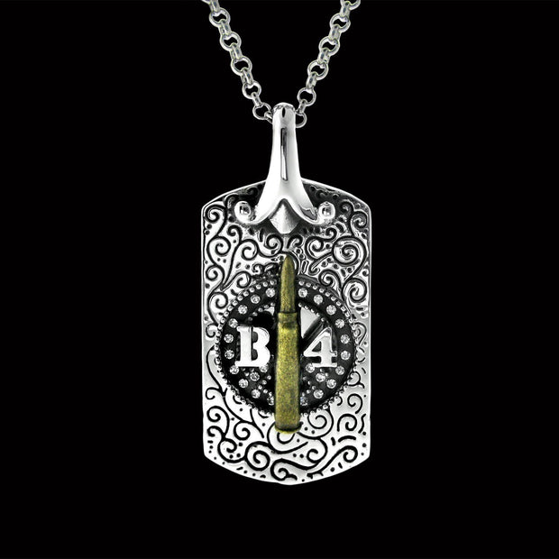 god-tag, army jewelry, bullet dogtag,