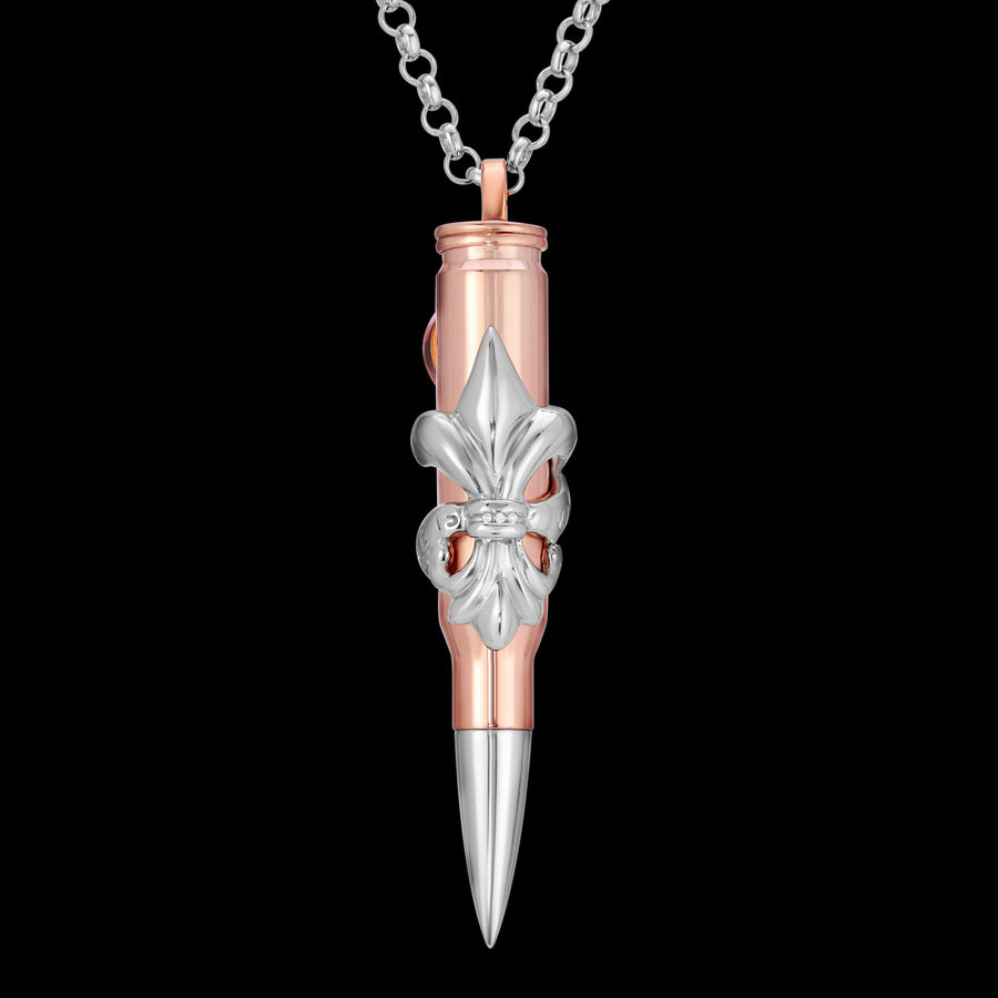 Signature Fleur De Lys - Rose Gold Plated, product photograph
