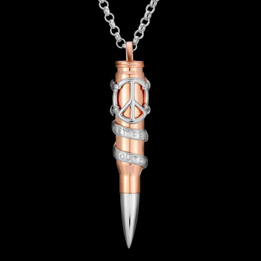 Signature Let Peace Out - Rose Gold Plated, product photograph