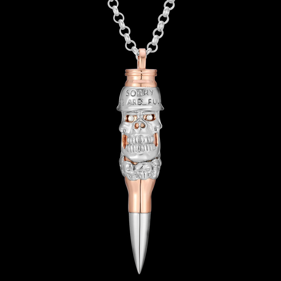 Signature Skull - Rose Gold Plated, product photograph