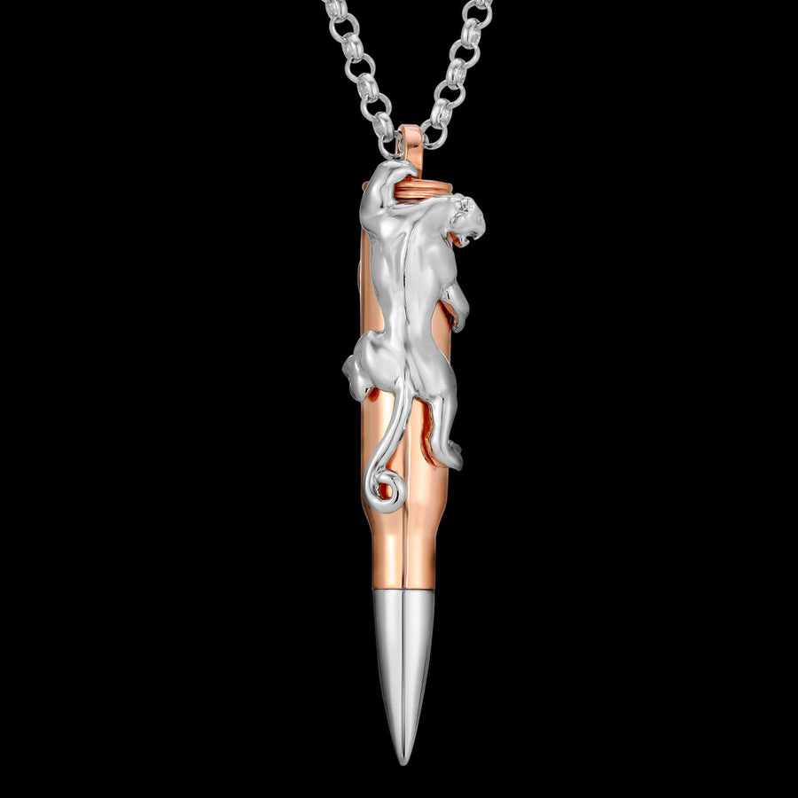 Signature Peaceful Panther - Rose Gold Plated, product photograph